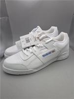 Reebok Men's Workout Plus Shoes Trainers White UK 12 EU 47 Brand New