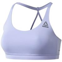 Reebok Workout Ready Tri Back Bra Top Size S Lilac Sports Bra