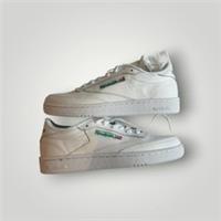 Reebok Club C 85 Classic Leather Sneakers - White/Green - Brand New W/ Tags