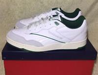 Reebok BB 4000 II Basketball Trainers Mens Size 9.5uk White/ Dark Green / Chalk