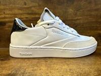 Reebok Club C Clean Leather Trainers Ladies White UK 3 EU 35.5 #REF113