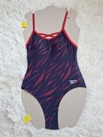 Reebok New Navy Blue/Red Swim Suit Size S UK 8 10 EU 38 420532 No Tags - S Regular