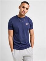 Reebok Brom T-Shirt Blue Size M 100% Cotton Top Quality Mens Tee - M Regular