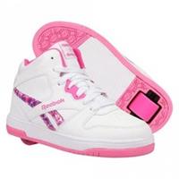 Heelys X Reebok BB 4500 Mid Shoes - White/Atomic Pink - UK 13 Child