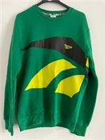 REEBOK GREEN JAMACIA COLOURS SWEATSHIRT MEN'S BRAND NEW SIZE M CL13