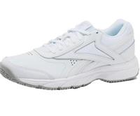 Reebok Men's Work N Cushion 4.0 Gymnastics Slip Resistant Shoe White 7UK [S108]