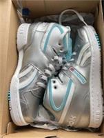 Reebok Classic Pro Legacy Mid Silver/Blue UK 5