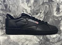 Reebok Club C Grounds Trainers Mens Black Size 7.5 EU 41 #REF13