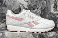 Reebok Royal Rewind Run Trainers Ladies Older Kids White/Pink UK 2 EU 33 #REF247