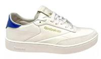Reebok Club C Trainers Womens White/Blue Size UK 5 (Ref124)