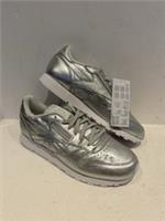 Womens Reebok x Face Stockholm Classic Metallic Silver Trainers Size UK 6.5 New