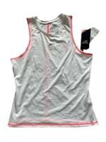 Reebok Mesh Training Top Vest Size Large 16-18 Uk Brand New With Tags White