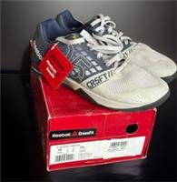 Reebok Crossfit Nano Men's Blue/Steel/Stone Mesh Trainers Size UK 9 EU 43 US 10