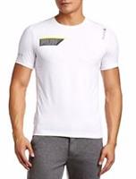 Men's New Reebok One Series Running T-Shirt, Top - White - Gym Fitness Training - XL Regular