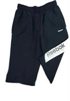 Reebok Woven Shorts Boys 7-8y Black 3/4 Length Bermuda Summer Running Pants