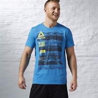 REEBOK ONE SERIES SPEEDWICK PERFORMANCE PW3R FITNESS TRAINING TEE SHIRT TOP - L SLIM
