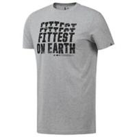 REEBOK PERFORMANCE CROSS FIT FITTEST ON EARTH TEE - S SLIM