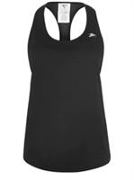 Reebok Mesh Tank Top Vest Womens Ladies Black Size UK 6 (XS) #REF62