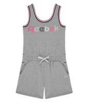 Reebok Logo Romper Junior Girls Activewear Grey UK Size 9-10yrs #REF43