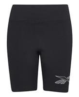 Reebok Leggings Shorts Ladies Running Clothes Black Size UK XS#REF4