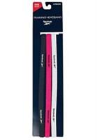 Reebok Headbands Womens 3 Pack Training Sports White Pink Blue Hairbands New