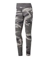 Reebok Lux 2.0 Leggings Womens Grey/Black Size UK 2X #REF43