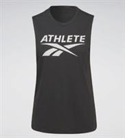 Reebok Athlete Tank Top Womens Black Size UK 2XS #REF44