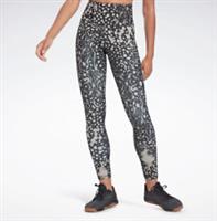 Reebok Womens Black Pattern Tights UK Size 2XS #REF21
