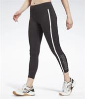 Reebok Piping Leggings Womens Black Size UK Small #REF2