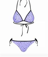 Reebok Brooke Bikini Womens Purple UK Size M #REF24