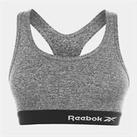 Reebok Womens 2 Pack Crop Top Sports Bra Ladies