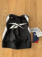 BNWT Reebok Speedwick Black White Sports Gym Workout Bra Size XXS - 2XS Juniors