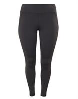 Reebok TS Leggings Womens Black Size UK 20-22 #REF2