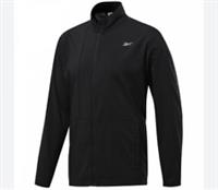 Reebok Running Essentials Wind Woven jacket mens Black UK Size XS #REF77