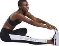 ReeboK Workout Ready Logo Tights Black UK Size XS #REF23