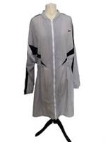 Reebok Ladies Grey Lightweight Long Nylon Woven Track Jacket Coat 22-24