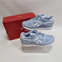 Women's Reebok Ultra Flash Light Blue White Trainers Faux Suede Unused size UK 5