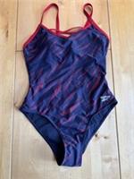 Red & Blue Reebok One Piece Swimming Costume Ladies Size Medium (12) BNWT - M Regular
