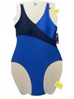 Reebok blue & navy swimsuit, size 10 - 10 Regular