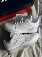 Reebok Classic Leather Womens Trainers Lace Up White Size UK4 US6.5 EU37