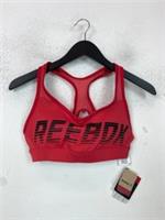 Reebok Red Logo Sports Bra Racerback Medium Impact S UK 8-10 NEW - S Regular