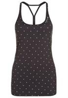 New Reebok Yoga Plus Long Bra Vest Top, Black Ladies Womens Gym Training Fitness - M Regular