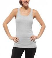 New Reebok Tank Vest Top - Grey - Ladies Womens Gym Training Fitness Workout - L Regular