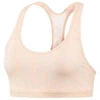 New Reebok Logo Sports Bra Vest Top, Ladies Womens Gym Training Fitness - Pink - XS Regular
