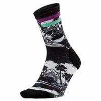 Reebok CrossFit Printed Crew Socks Black Wicking Ventilated Training Gym CD1157 - UK 4.5 - 6 Regular