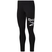 Reebok Women's Identity Logo Leggings Stretchy Cotton Leggings with A Fit GL2547 - S, M, L Regular