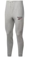 Men's Reebok Joggers Tracksuit Bottoms Track Sweat Jogging Pants - Grey - L Regular