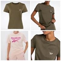 Reebok Womens T-Shirt Regular Fit Crew Neck - M Regular