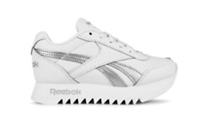 REEBOK KIDS RUNNING TRAINERS UK4 EU36 CLOG2 PLATINUM / WHITE RRP £40 #B1