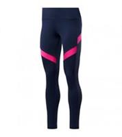 Reebok Workout Ready Women's Mesh Navy Legging Training Pants UK S RRP £45